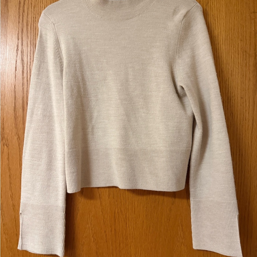 French Connection Beige Knit Top